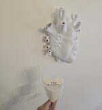 HEART and MESSAGE GLASS
