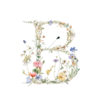Fundă personalizată „Monogram floral” - imagine 15