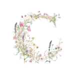 Fundă personalizată „Monogram floral” - imagine 16