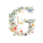 Fundă personalizată „Monogram floral” - imagine 20