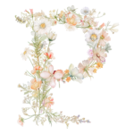 Fundă personalizată „Monogram floral” - imagine 29