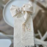 Fundă personalizată „Monogram floral” - imagine 8