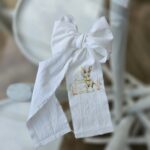 Fundă personalizată „Inițială cu iepuraș” - imagine 3