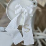 Fundă personalizată „Monogram floral” - imagine 9