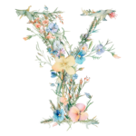 Fundă personalizată „Monogram floral” - imagine 38